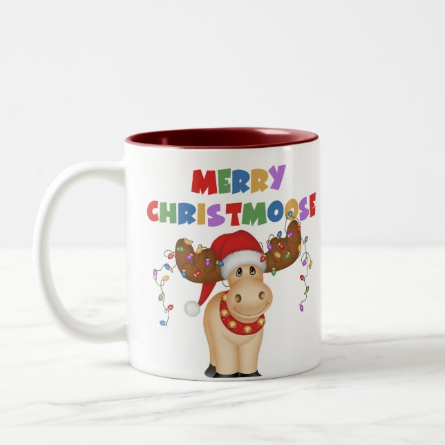 Caneca De Café Em Dois Tons Natal Feliz (Esquerda)