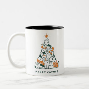Caneca De Café Em Dois Tons Natal Feliz