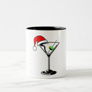 Caneca De Café Em Dois Tons Natal Martini
