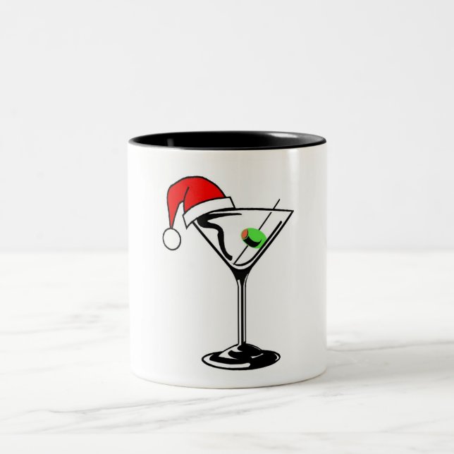 Caneca De Café Em Dois Tons Natal Martini (Centro)