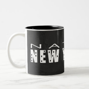 Caneca De Café Em Dois Tons Native New Yorker black