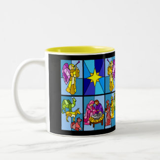 Caneca De Café Em Dois Tons Natividade