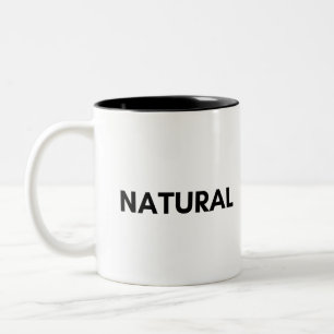 Caneca De Café Em Dois Tons natural