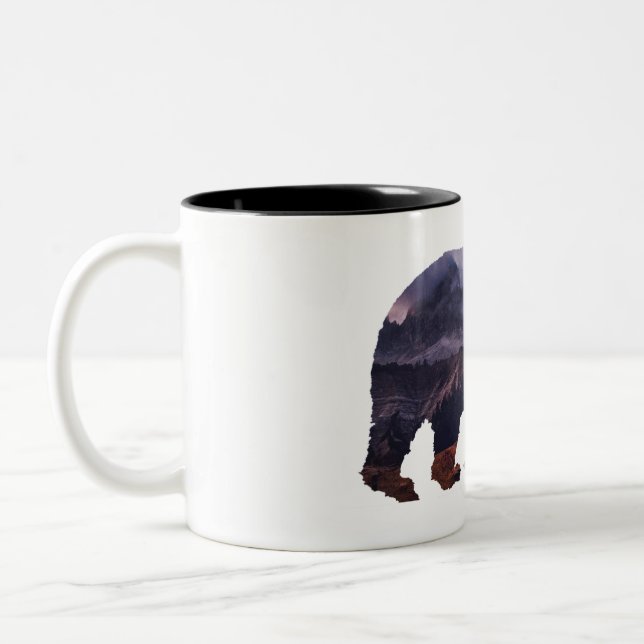 Caneca De Café Em Dois Tons Nature Bear Mug (Esquerda)
