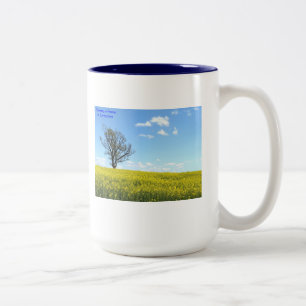 Caneca De Café Em Dois Tons Nature Mug