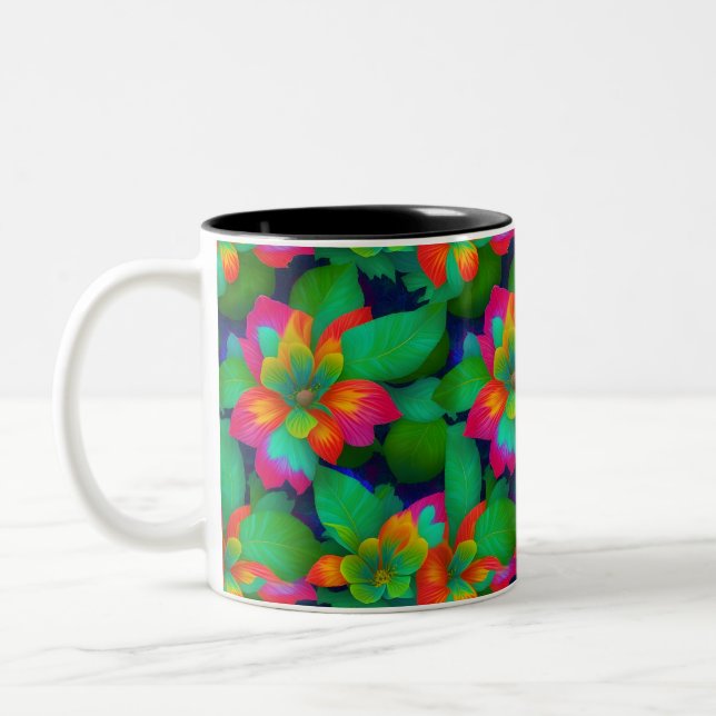 Caneca De Café Em Dois Tons Nature Serenity: Tumores Derramares-Proof-Tumbler— (Esquerda)