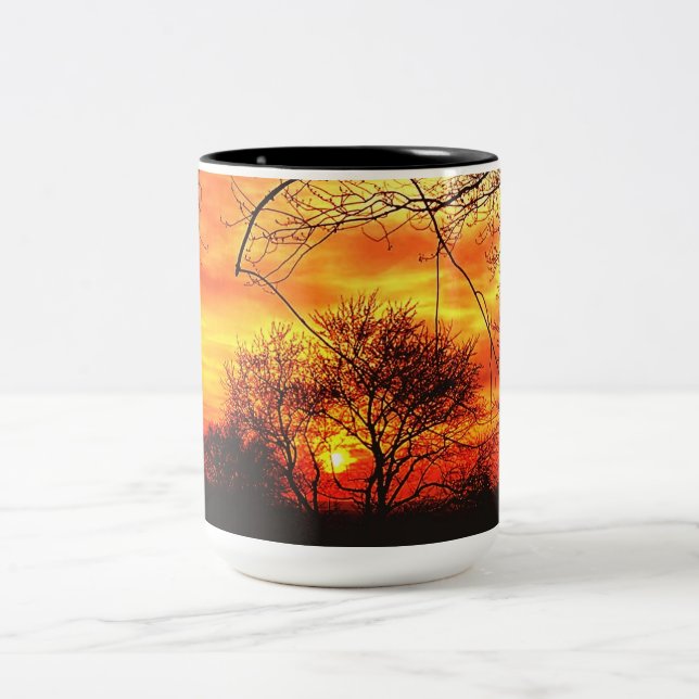 CANECA DE CAFÉ EM DOIS TONS NATUREZA DE COR (Centro)