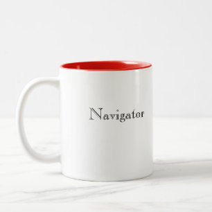 Caneca De Café Em Dois Tons Navegador