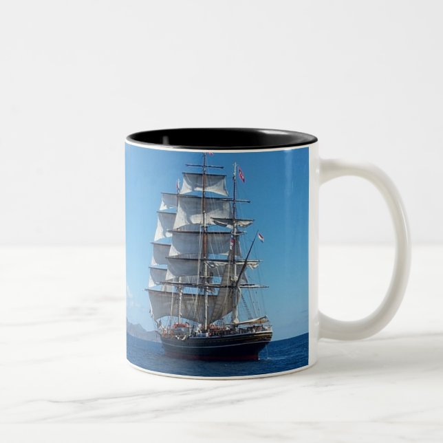 Caneca De Café Em Dois Tons Navio (Direita)