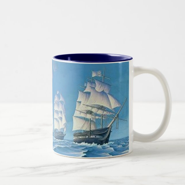 CANECA DE CAFÉ EM DOIS TONS NAVIOS (Direita)