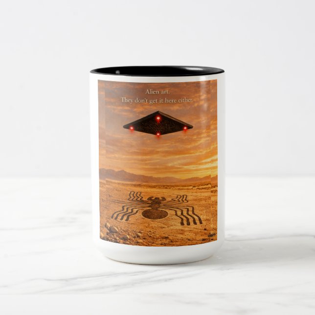 Caneca De Café Em Dois Tons Nazca Spider (Centro)