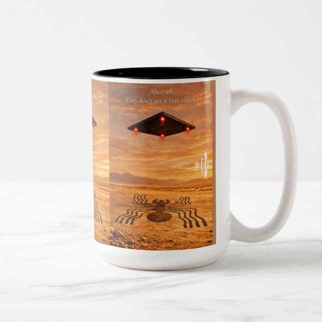 Caneca De Café Em Dois Tons Nazca Spider (Direita)