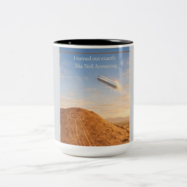 Caneca De Café Em Dois Tons Nazca The astronaut (Centro)