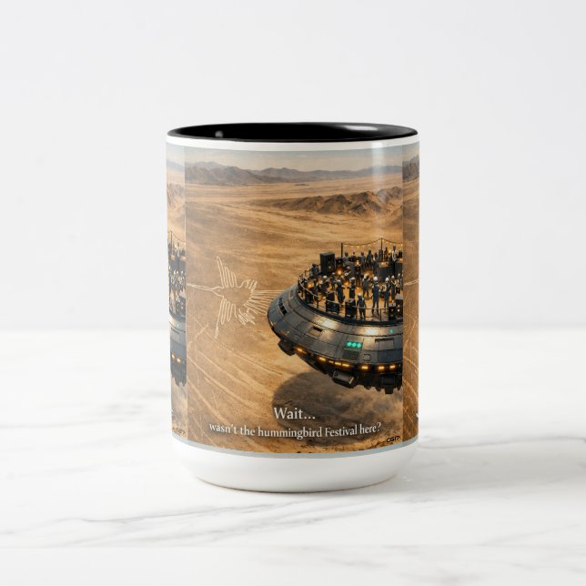 Caneca De Café Em Dois Tons Nazca The monkey (Centro)