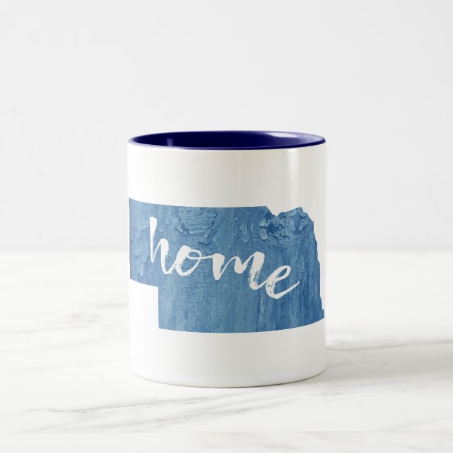 Caneca De Café Em Dois Tons Nebraska Casa Grão de Madeira (Centro)