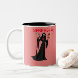 Caneca De Café Em Dois Tons Nebraska Reaper