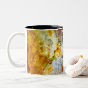 Caneca De Café Em Dois Tons Nebulosa Carina