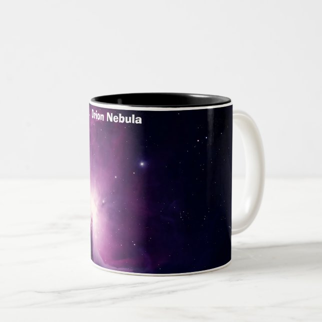 Caneca De Café Em Dois Tons Nebulosa de Órion (Frente Esquerda)