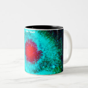 Caneca De Café Em Dois Tons Nebulosa Hélice