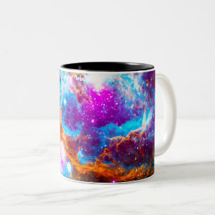 Caneca De Café Em Dois Tons Nebulosa Lagosta