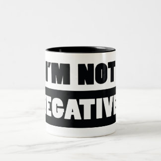 Caneca De Café Em Dois Tons Negativo (branco)