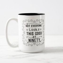 Caneca De Café Em Dois Tons Nem todos parecem tão bons no 90