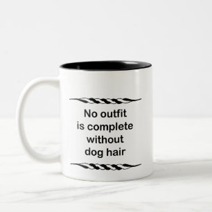 Caneca De Café Em Dois Tons Nenhum equipamento está completo sem o cabelo de