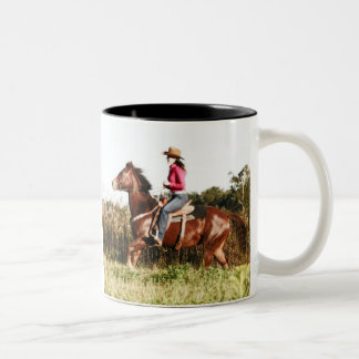 Caneca De Café Em Dois Tons "Nenhuma hora da vida é…