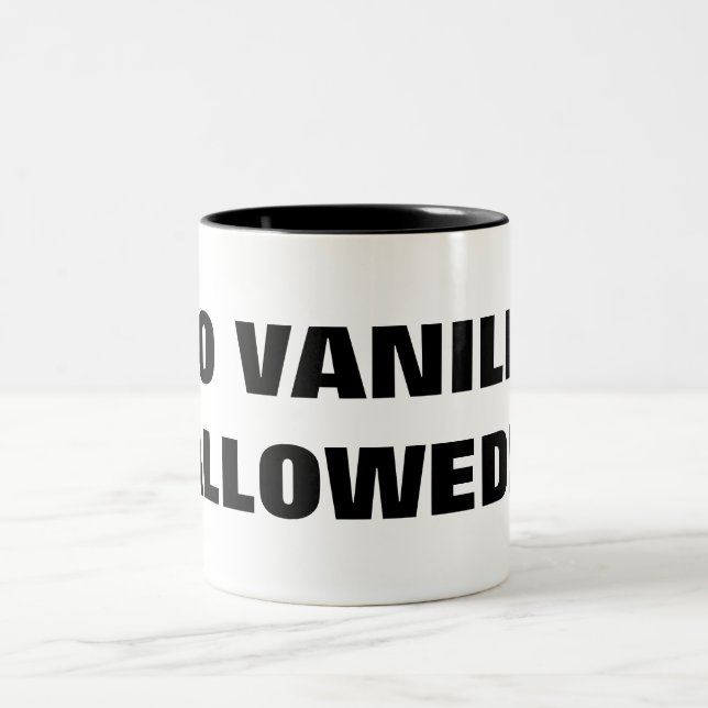 CANECA DE CAFÉ EM DOIS TONS NENHUMA VANILLA PERMITIDA! (Centro)