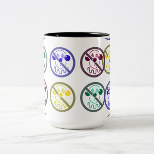 Caneca De Café Em Dois Tons Nenhuns palhaços - Tutti Frutti