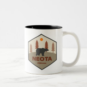 Caneca De Café Em Dois Tons Neota Wilderness Colorado Bear