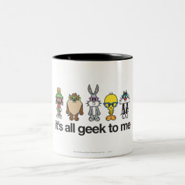 Caneca De Café Em Dois Tons NERD LOONEY TUNS™ - Todos Geeks para mim