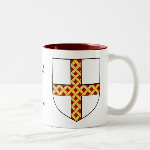 Caneca De Café Em Dois Tons Netterville Family Shield Mug