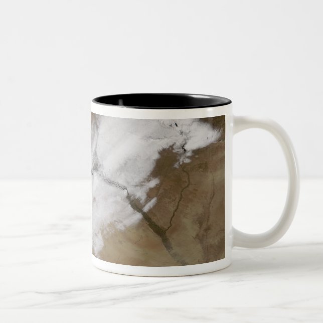 Caneca De Café Em Dois Tons Neve na Síria (Direita)