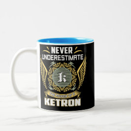 Caneca De Café Em Dois Tons Never Underestimate The Power Of A Ketron