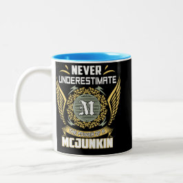 Caneca De Café Em Dois Tons Never Underestimate The Power Of A Mcjunkin