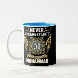 Caneca De Café Em Dois Tons Never Underestimate The Power Of A Muhammad