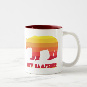 Caneca De Café Em Dois Tons New Hampshire Bear