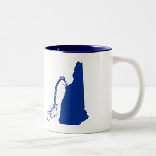 Caneca De Café Em Dois Tons New Hampshire Ice Climbing