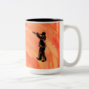 Caneca De Café Em Dois Tons New York Boogie Nights Trumpet Orange