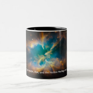 Caneca De Café Em Dois Tons NGC 2818/equipe herança da NASA/Hubble