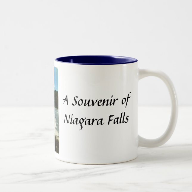 Caneca De Café Em Dois Tons Niagara Falls Souvenir Mug (Direita)