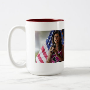 Caneca De Café Em Dois Tons Nikki Haley 2024
