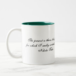 Caneca De Café Em Dois Tons Nikola Tesla