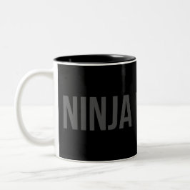 Caneca De Café Em Dois Tons Ninja Weapon Coffee Mug