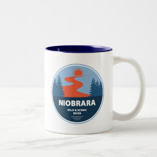 Caneca De Café Em Dois Tons Niobrara Wild E Scenic River Nebraska