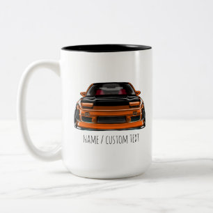 Caneca De Café Em Dois Tons Nissan Silvia S-Chassis 240sx especificação de dri