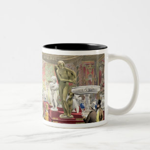 Caneca De Café Em Dois Tons No. 3 de France, de "do Pict detalhado Dickinson