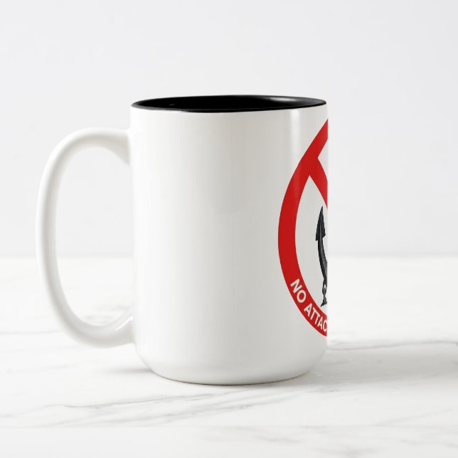 Caneca De Café Em Dois Tons No attachments in my life (Esquerda)