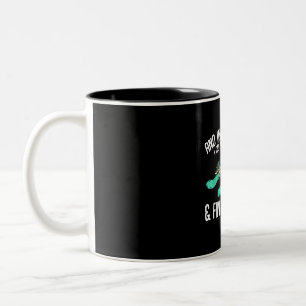 Caneca De Café Em Dois Tons No Oceano Eu Vou Ao Perder Da Minha Mente Tartarug